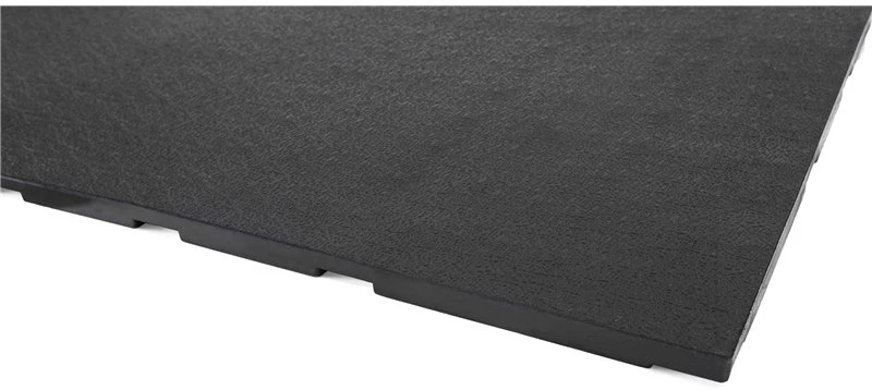 Λαστιχένιο Πάτωμα Original Πλακάκι 100x100cm 15mm Μαύρο