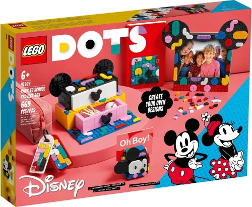 LEGO 41964 - LEGO DOTS - Mickey Mouse & Minnie Mouse Back to School Project Box