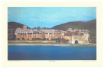 281271 Λιθογραφία  Ι.Μ. ΞενοφώντοΣ 30x40εκ. (ΣΕΤ 3 ΤΕΜΑΧΙΩΝ)