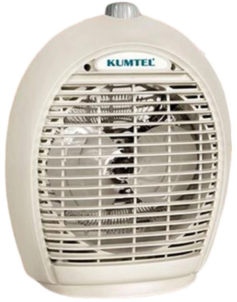 220100 ΑΕΡΟΘΕΡΜΟ KUMTEL LX-6331 2000W ΧΡΩΜΑ ΜΠΕΖ 24X16X29ΕΚ.