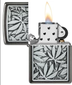ZIPPO Αναπτήρας - 48123 Cannabis Emblem Design
