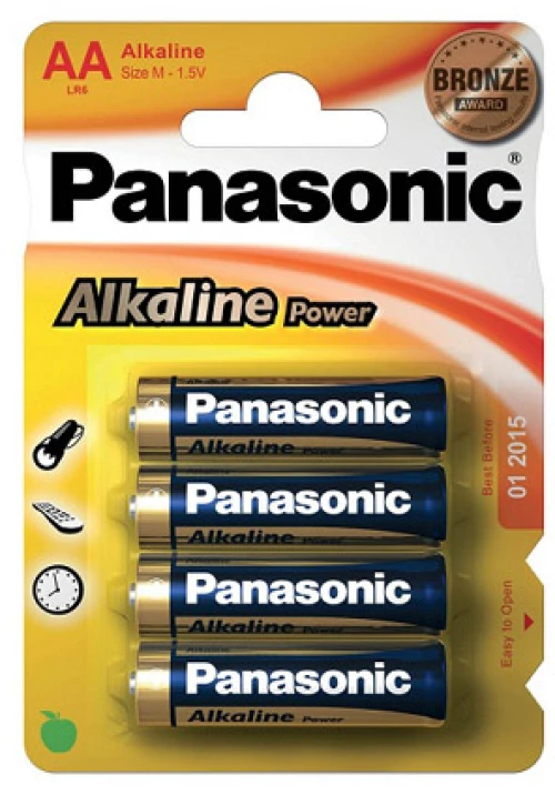 Αλκαλικές μπαταρίες Panasonic μέγεθος AA