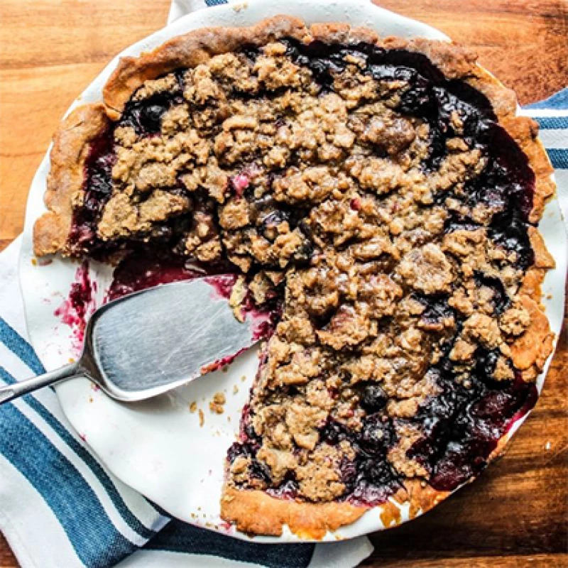 Dinner Lady - Blackberry Crumble