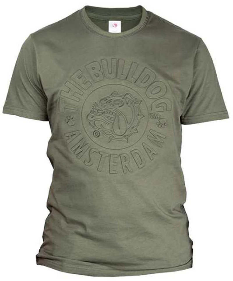 The Bulldog Amsterdam Μπλουζάκι Original Embossed Army Green