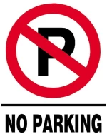 Επιγραφή PP ''No Parking'' 15x20cm