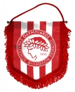 Λαβαράκι 11x14cm σατέν δύο οψεων μεσαίο Ολυμπιακός ΠΑΕ