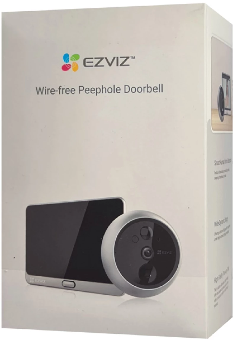 EZVIZ smart κουδούνι με κάμερα & οθόνη DP2C, WiFi, 1080p, PIR, 4600mAh