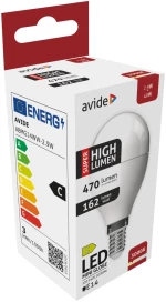 Avide led σφαιρική g45 2.9w e14 θερμό 3000k super υψηλής φωτεινότητας