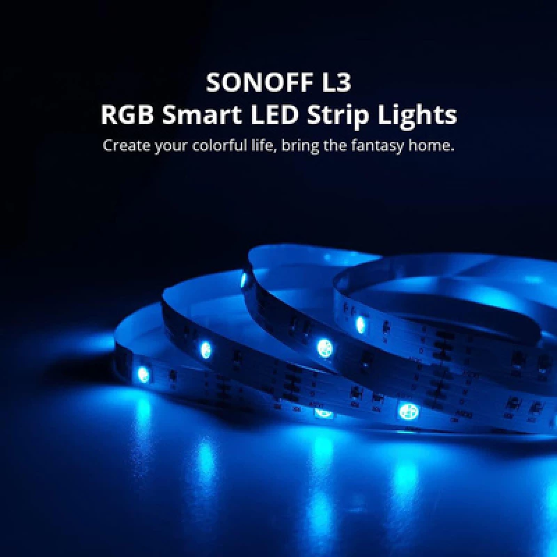 Sonoff Smart Led Καλωδιοταινία L3, Rgb, Wi-Fi & Bluetooth, 5M