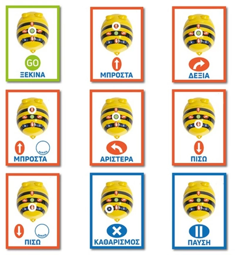 303039 BeeBot - ΚάρτεΣ ακολουθίαΣ A6 (Ελληνικά)