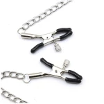 ΦΙΜΩΤΡΟ ΜΕ ΣΦΙΓΚΤΗΡΕΣ ΘΗΛΩΝ OHMAMA FETISH BLACK BALL GAG WITH NIPPLE CLAMPS
