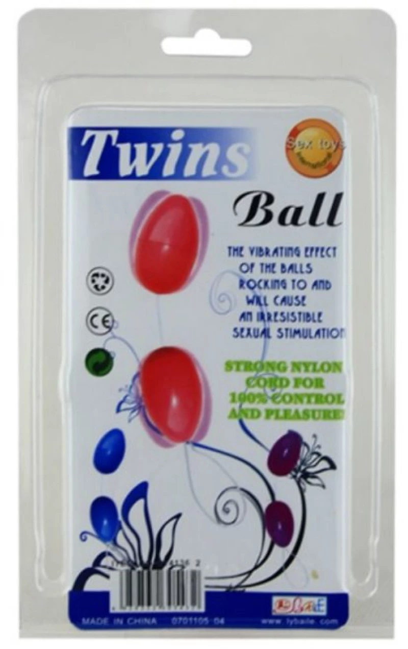 TWINS BALLS ANAL BEADS PINK