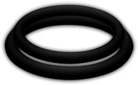 POTENZ DUO BLACK RINGS - M