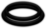 POTENZ DUO BLACK RINGS - M