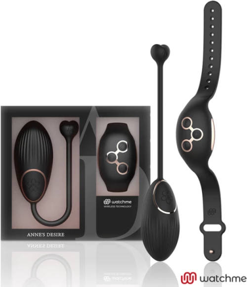 ANNE'S DESIRE EGG WIRELESS TECHNOLOGY WATCHME BLACK/GOLD
