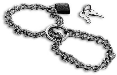 METAL HARD STEEL CHAIN CUFFS