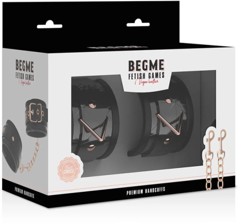 BEGME BLACK EDITION PREMIUM HANDCUFFS