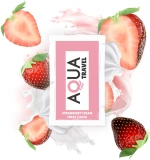 ΛΙΠΑΝΤΙΚΟ AQUA TRAVEL STRAWBERRY CREAM FLAVOUR WATERBASED LUBRICANT 6 ML