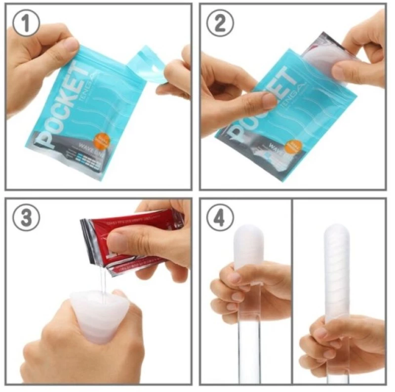 TENGA SPARK BEARDS POCKET STROKER