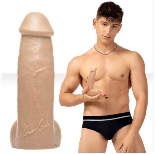 ΟΜΟΙΩΜΑ ΠΕΟΥΣ FLESHJACK RENO GOLD DILDO 19 CM