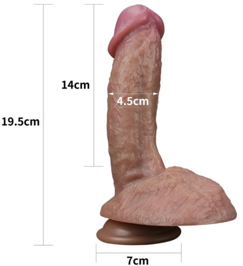 Dildo Nature 7.5 Dual Layer