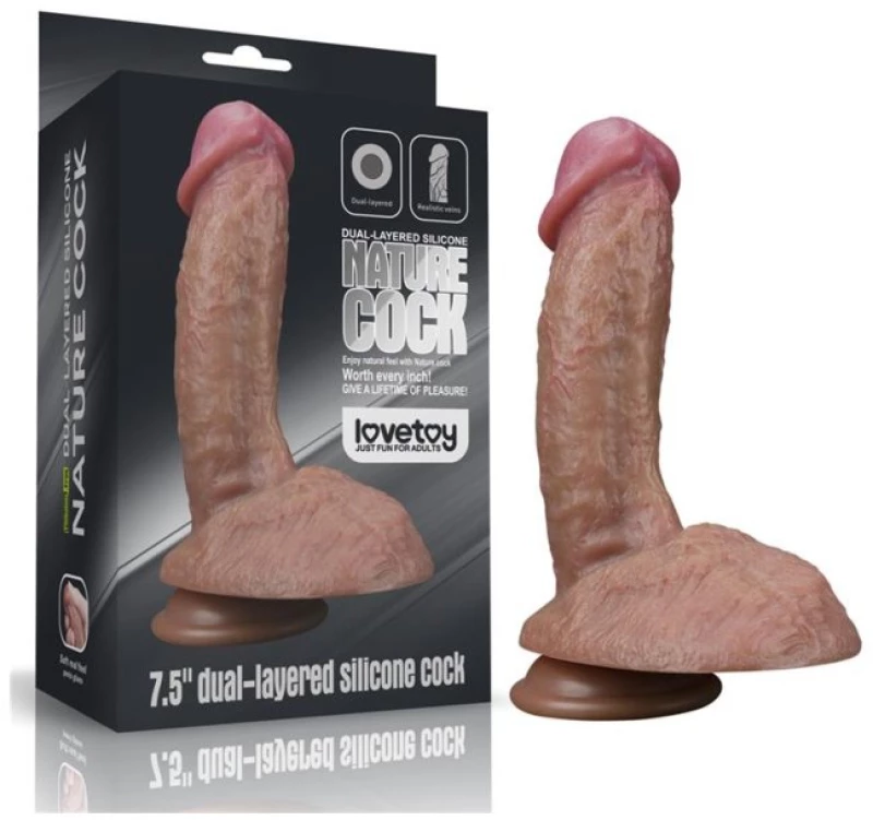 Dildo Nature 7.5 Dual Layer