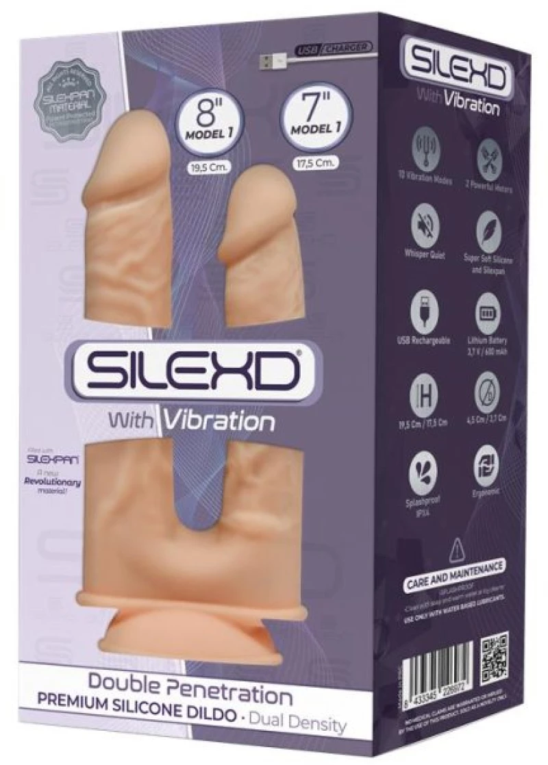 Double Penetration Dildo 2 Motors Flesh