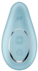 ΚΛΕΙΤΟΡΙΔΙΚΟΣ ΔΟΝΗΤΗΣ SATISFYER DIPPING DELIGHT LAY ON VIBRATOR - BLUE