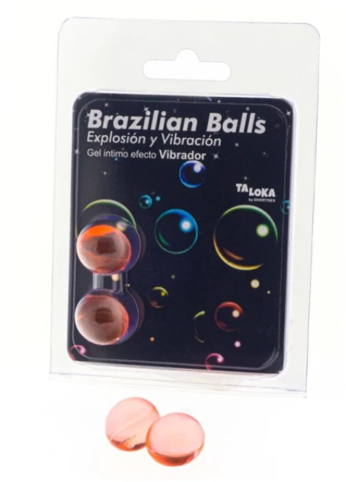ΛΙΠΑΝΤΙΚΟ ΤΖΕΛ TALOKA - 2 BRAZILIAN BALLS VIBRATING EFFECT EXCITING GEL