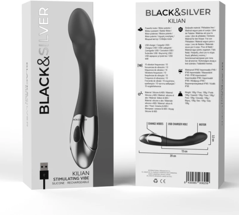 ΔΟΝΗΤΗΣ BLACK&SILVER KILIAN STIMULATING VIBE