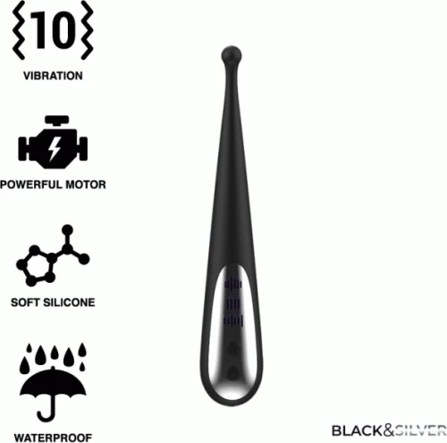 ΔΟΝΗΤΗΣ BLACK&SILVER KENNETH STIMULATING VIBE