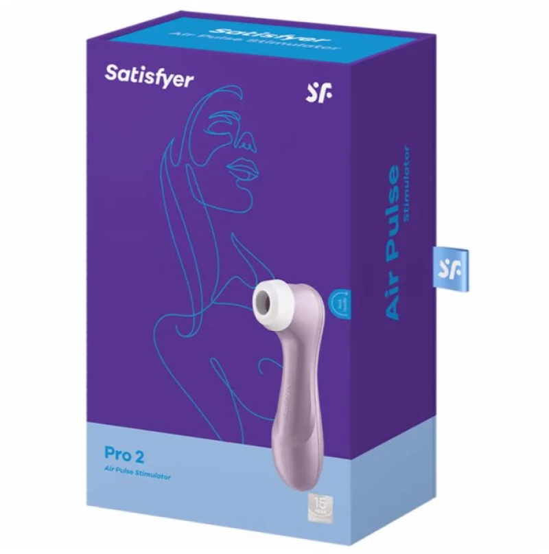 SATISFYER PRO 2 AIR PULSE STIMULATOR - VIOLET