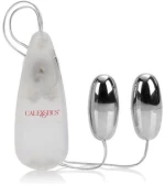 CALEX VIBRATING BULLETS SILVER  DUO