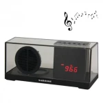 Φορητό Bluetooth Ηχείο Ρολόι USBSDAUX FM Radio Hands Free Multimedia Player - Sardine Bluetooth Speaker