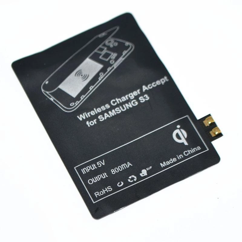 Ασύρματος Δέκτης Φόρτισης Qi Wireless Charger Receiver για Samsung S3