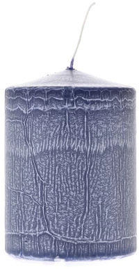 Κερί Κύλινδρος Μπλε Frosted 7x10cm - 28976367