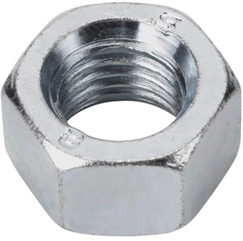 Παξιμάδι Εξάγωνο 6mm Γαλβανιζέ 100τεμ  - DIN924S8M6