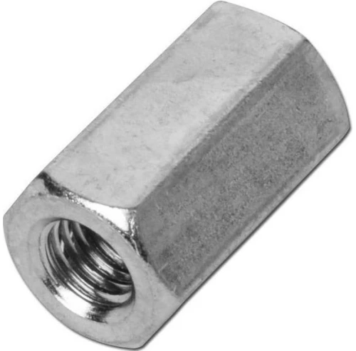Παξιμάδι  Μακρύ 16mm Γαλβανιζέ - DIN6334S8M16