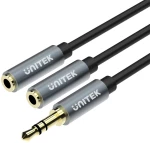Καλώδιο 3,5mm Unitek Y-C956ABK 0.2 m 2 x 3.5mm Black,Grey