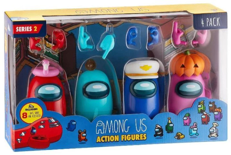 Φιγούρα P.M.I. Among Us 4 Pack 11.5 cm (S2) (AU6230)