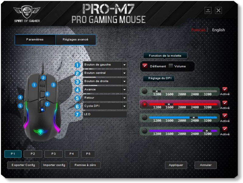 Pro-M7 Bundle Mouse & Pad