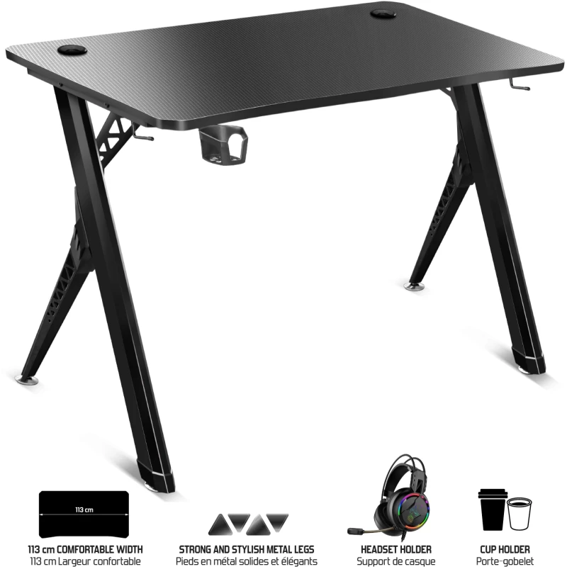 Headquarter 200 Γραφείο Gaming 113x60x75cm