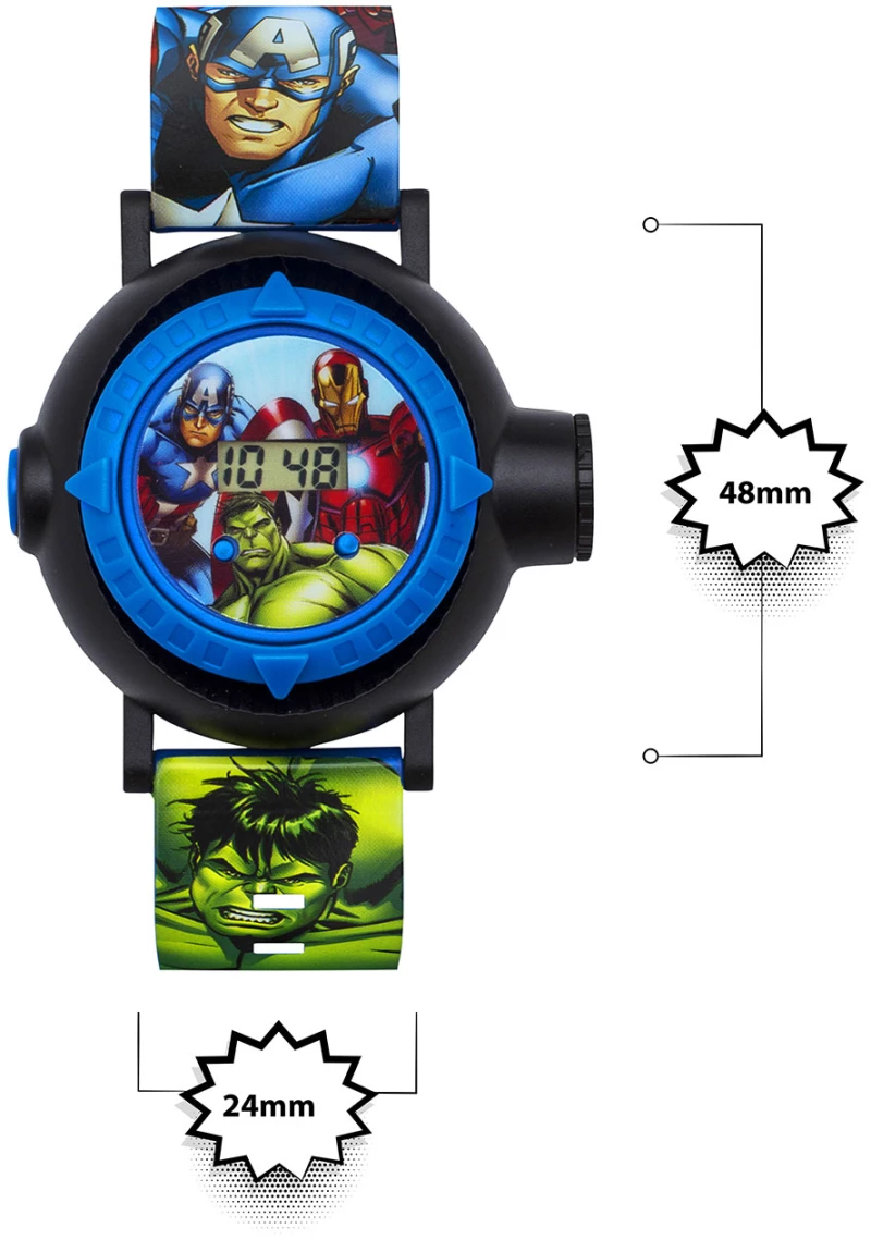 Ρολόι με Μίνι Προβολέα Avengers