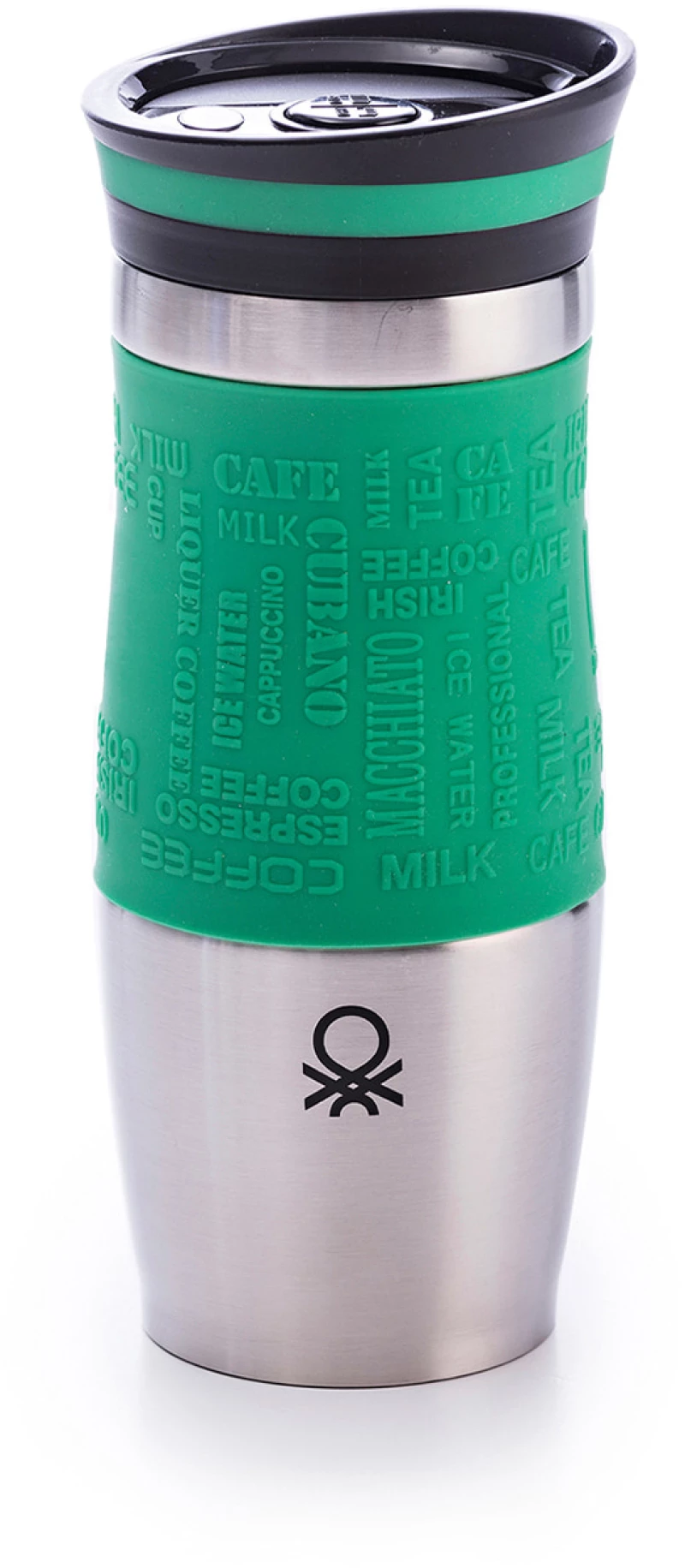 Rainbow Ταξιδιωτική Κούπα Θερμός 400ml - Green