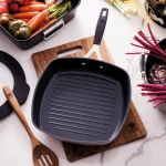 Smart Grill Induction Σχαροτήγανο 28x28x5cm
