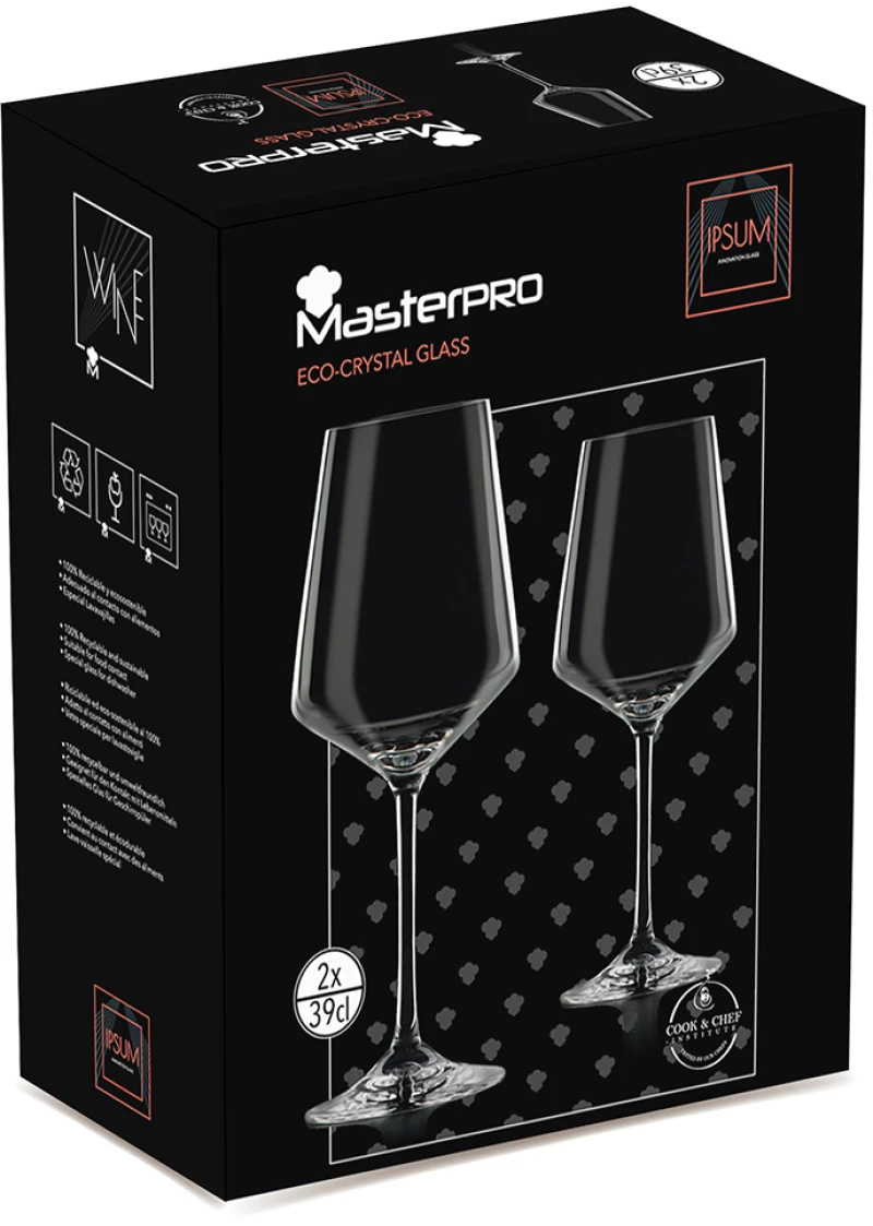 Oenology Κρυστάλλινο Σετ Ποτηριών Λευκού Κρασιού 2τμχ