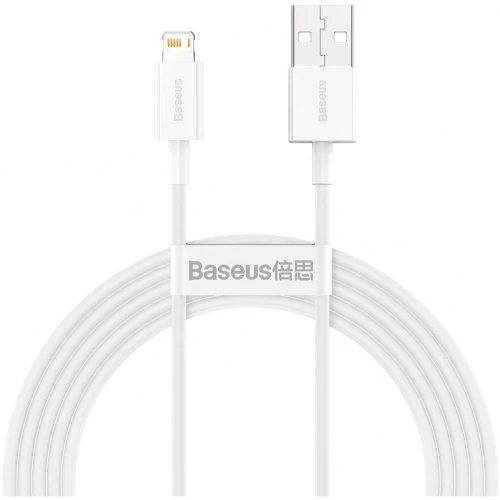 Baseus Superior Series Cable USB to Lightning  2.4A 2m (white)