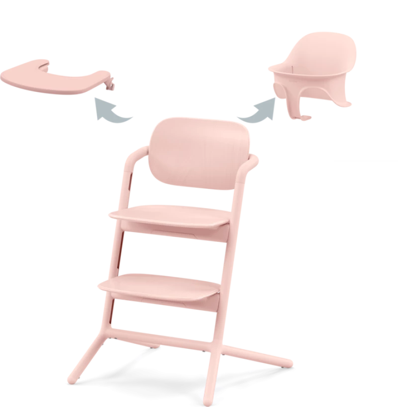 Cybex Καρεκλάκι Φαγητού Lemo Chair 3in1, Pearl Pink
