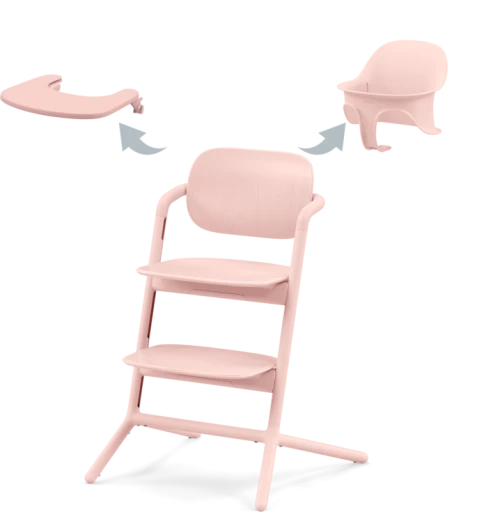 Cybex Καρεκλάκι Φαγητού Lemo Chair 3in1, Pearl Pink