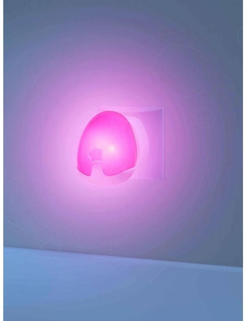 Pabobo Φωτάκι Νυκτός Αυτόματο Pink
